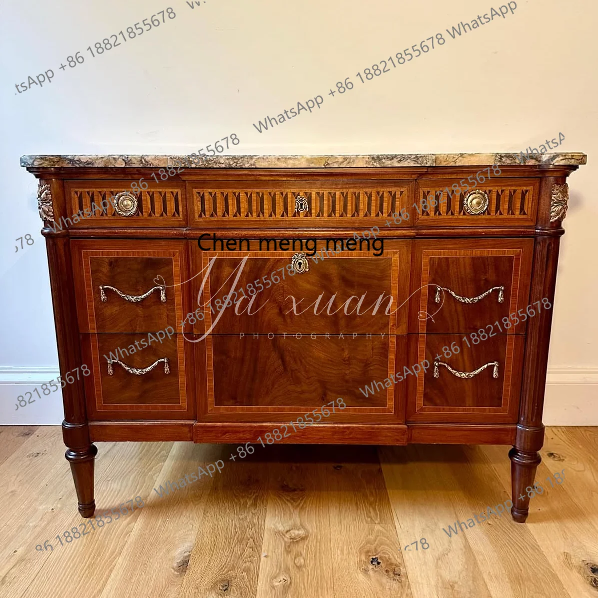 American retro entrance cabinet old marble countertop neoclassical chest solid wood customization
American retro entrance cabinet old marble countertop neoclassical chest solid wood customization