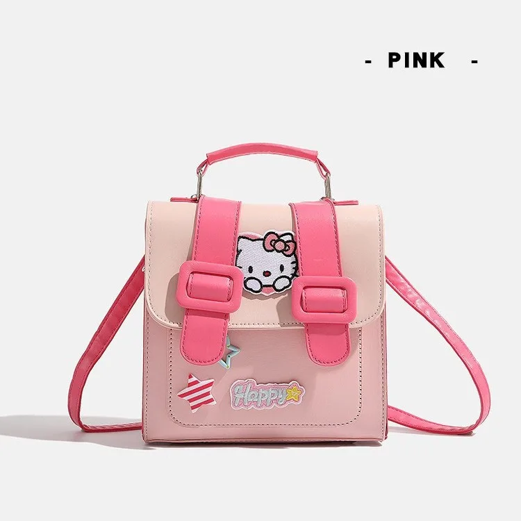 KT Cat Backpack Cartoon Cute Character PU Cambridge Bag Niche Color Clamshell Small Square Handheld Simple Fashion Birthday Gift
KT Cat Backpack Cartoon Cute Character PU Cambridge Bag Niche Color Clamshell Small Square Handheld Simple Fashion Birthday Gift