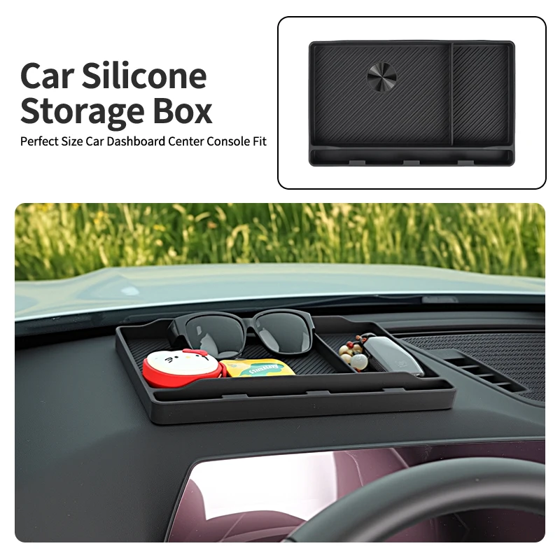 Car Dashboard Storage Box Organizer Phone Holder Stowing Tidying Accessories
Car Dashboard Storage Box Organizer Phone Holder Stowing Tidying Accessories