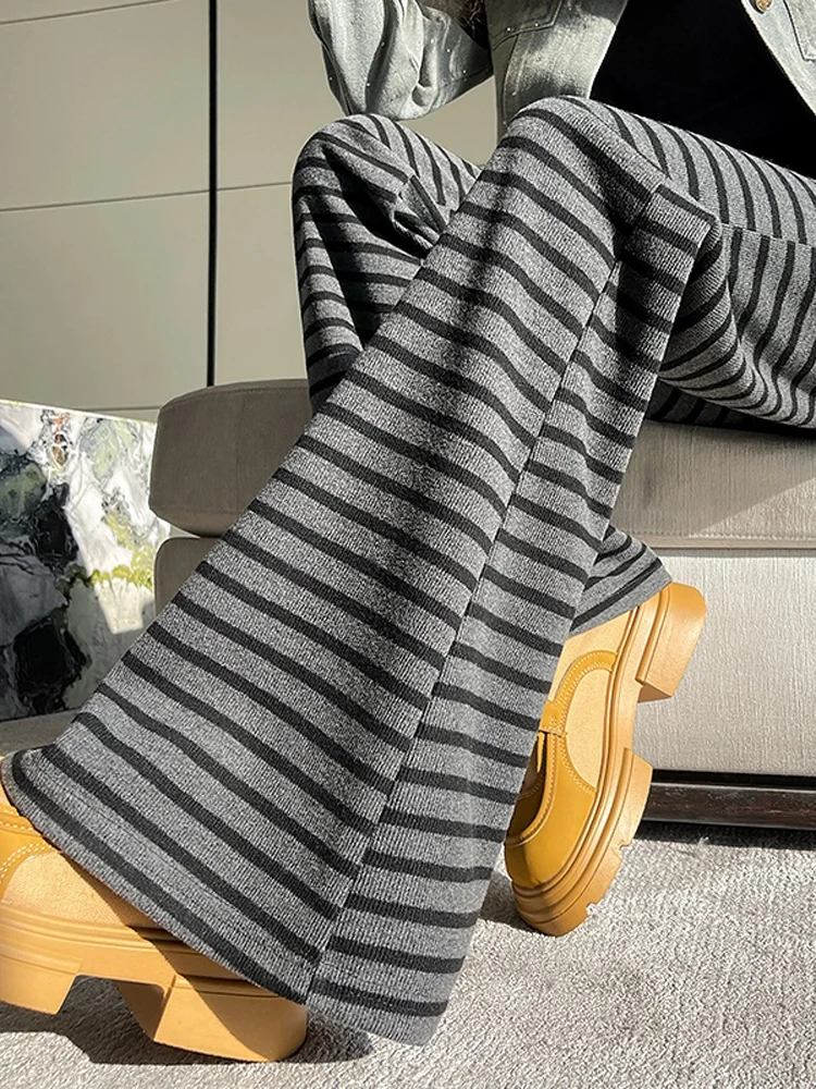 Harajuku Contrast Color Stripe Wide Leg Trousers Vintage Grunge Loose Knitted Casual Pant Y2k Aesthetic Women Straight Pants
Harajuku Contrast Color Stripe Wide Leg Trousers Vintage Grunge Loose Knitted Casual Pant Y2k Aesthetic Women Straight Pants