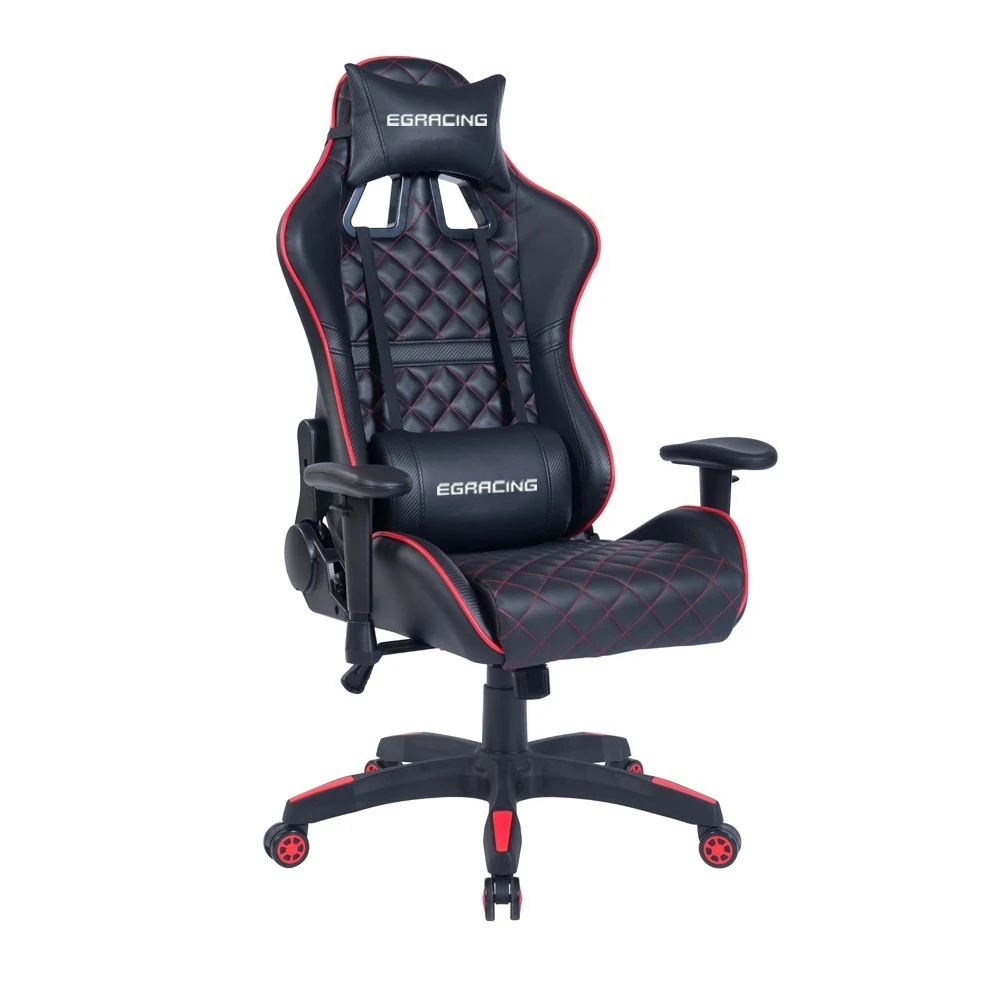 Custom Color Logo Black Leather Gaming With Lumbar Pillow 1D Adjustable Arm Fabric Chair Gaming Black Red Gamer Chair
Custom Color Logo Black Leather Gaming With Lumbar Pillow 1D Adjustable Arm Fabric Chair Gaming Black Red Gamer Chair