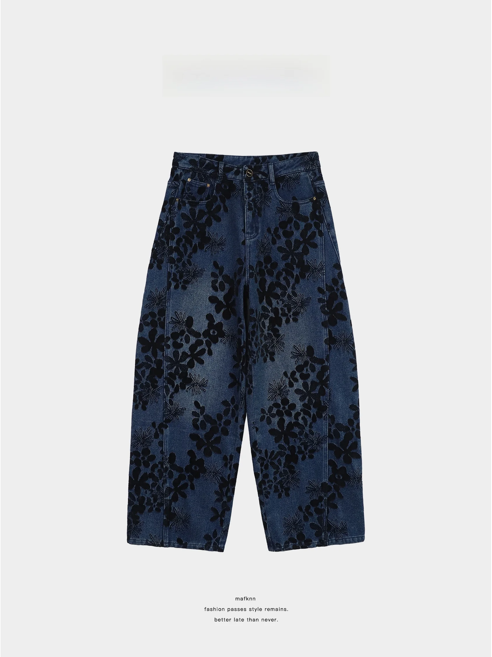 JiJi Private Collection Oversized Fce Lined Denim Pants with Elastic Waist l Waist Cotton Blend Floral Embroidery
JiJi Private Collection Oversized Fce Lined Denim Pants with Elastic Waist l Waist Cotton Blend Floral Embroidery