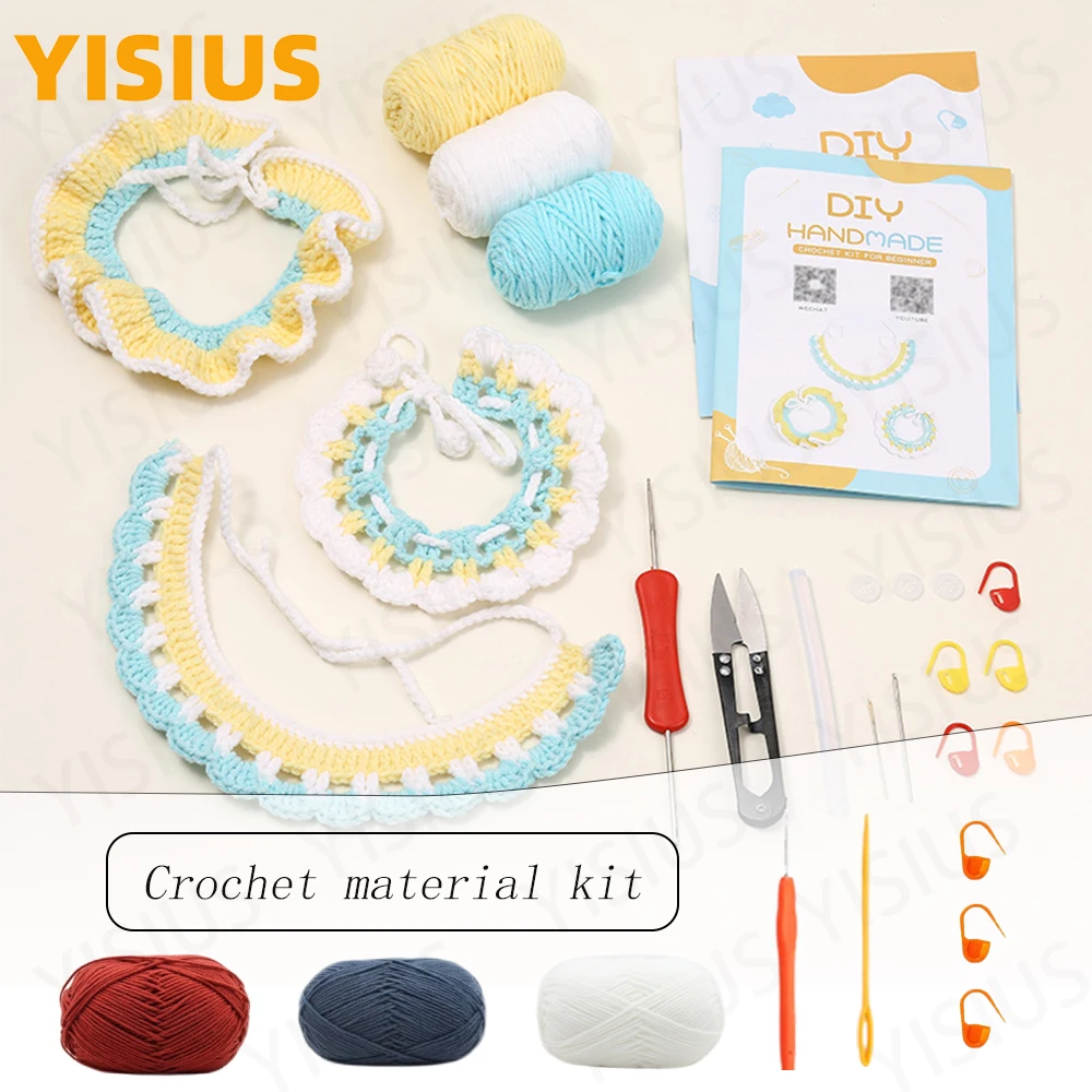 Ошейники для домашних животных, вязаное крючком ожерелье с изображением кошки, комплект материалов, аксессуары для фотографий кошек, щенков, новогодний праздничный подарок, милый шарф для домашних животных
Ошейники для домашних животных, вязаное крючком ожерелье с изображением кошки, комплект материалов, аксессуары для фотографий кошек, щенков, новогодний праздничный подарок, милый шарф для домашних животных