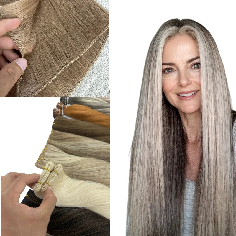 Human Virgin Hair Super Genius Weft 22inch 100g #PHCC #1B Two Side Color Already Sewn Time Saver Hair Wig Better Drape Wholesale
Human Virgin Hair Super Genius Weft 22inch 100g #PHCC #1B Two Side Color Already Sewn Time Saver Hair Wig Better Drape Wholesale