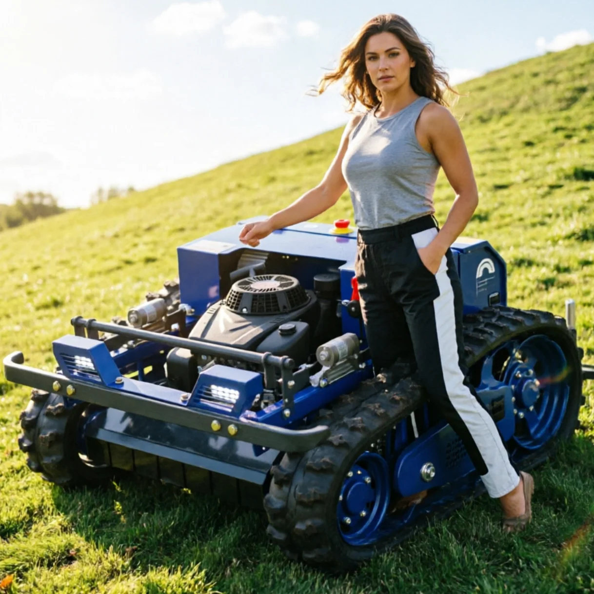 Customized Lawn Mower Durable grass cutter for hillside garden yard trimming regular gardening work
Customized Lawn Mower Durable grass cutter for hillside garden yard trimming regular gardening work