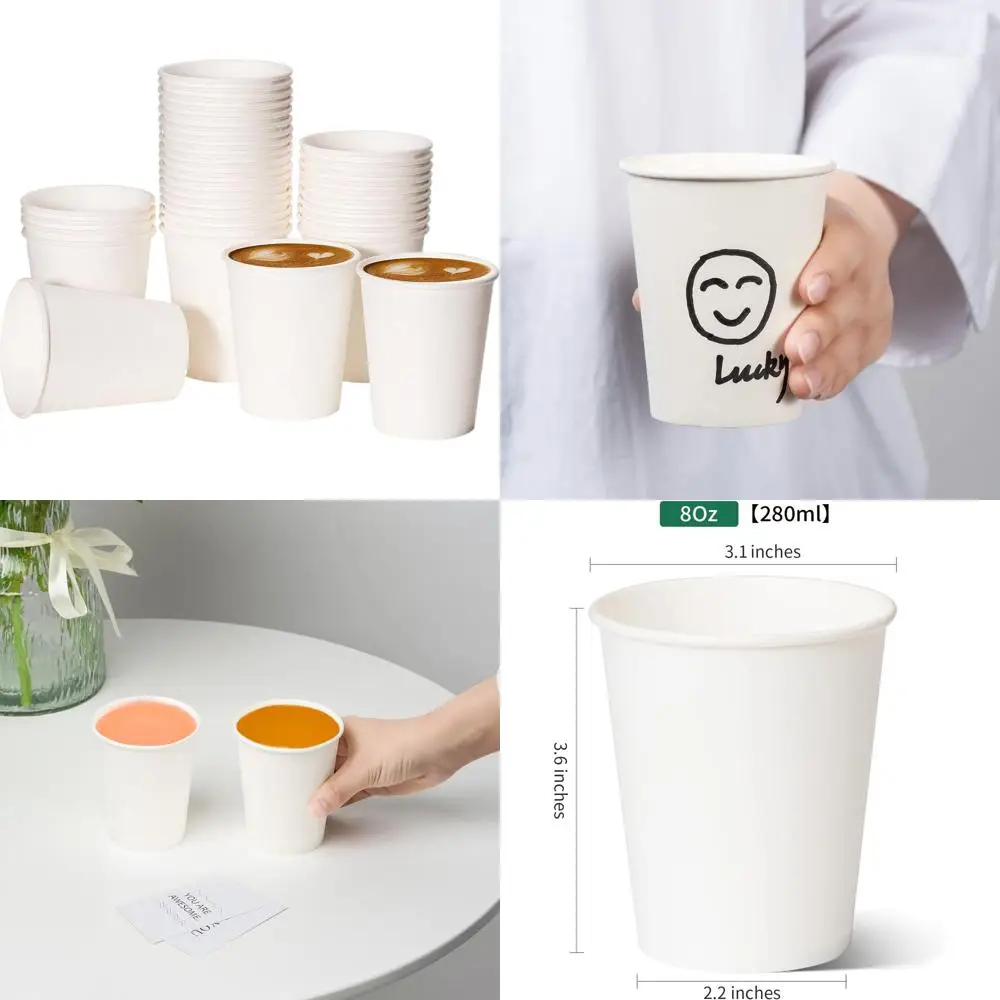 1000 шт., 8 унций, белые одноразовые кофейные чашки для офисного использования
1000 шт., 8 унций, белые одноразовые кофейные чашки для офисного использования
