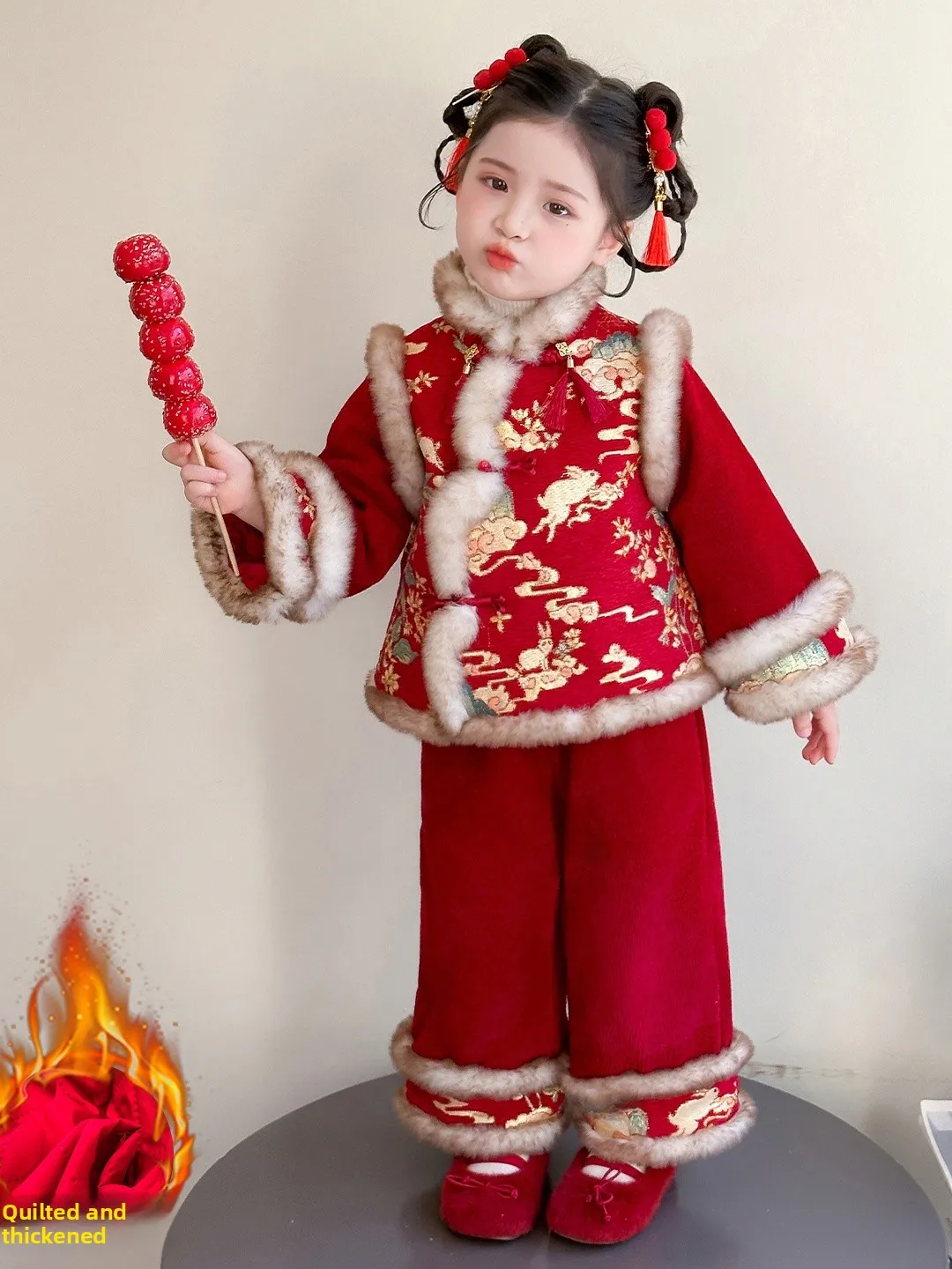 Зимний хлопковый детский костюм Тан, новогодняя праздничная одежда для девочек, традиционная этническая одежда для церемонии дня рождения
Зимний хлопковый детский костюм Тан, новогодняя праздничная одежда для девочек, традиционная этническая одежда для церемонии дня рождения