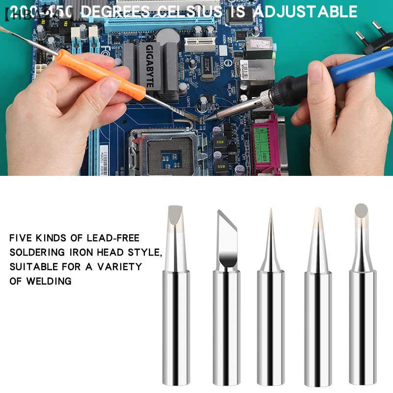 Full Set 220V Electric Soldering Iron Kit With Adjustable Temperature Welding Iron Electronic Repair Tool
Full Set 220V Electric Soldering Iron Kit With Adjustable Temperature Welding Iron Electronic Repair Tool