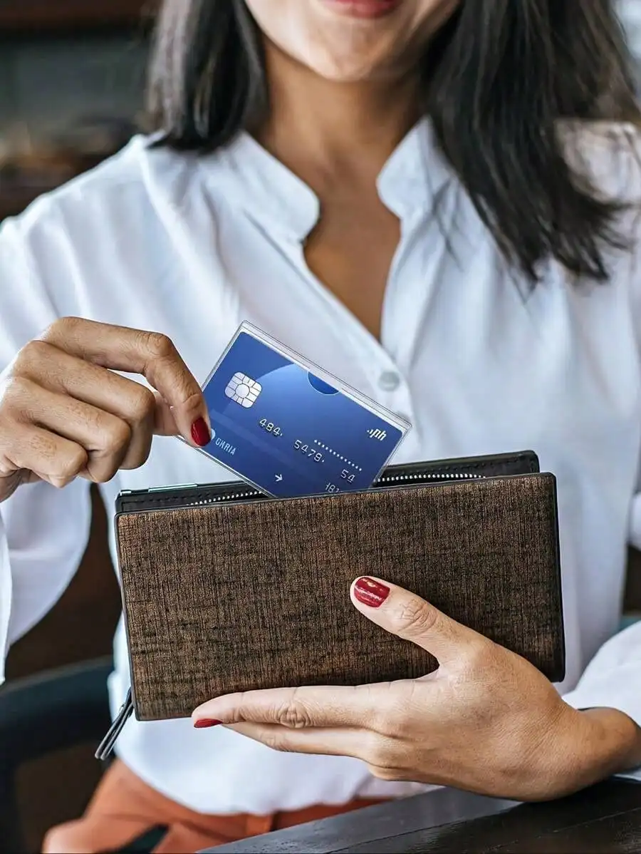 Anti-Scan Clear Card Sleeves, RFID Blocking Credit Card Protectors, Transparent ID Card Holders for Travel
Anti-Scan Clear Card Sleeves, RFID Blocking Credit Card Protectors, Transparent ID Card Holders for Travel