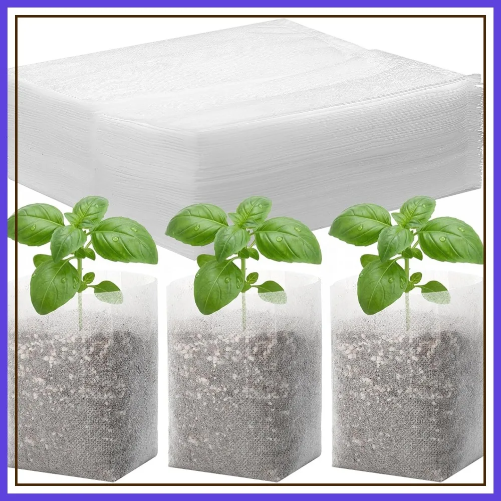 100pcs Non-Woven Plant Nursery Bags, 5.9x6.3 inches Seed Starter Pots for Garden Seedlings
100pcs Non-Woven Plant Nursery Bags, 5.9x6.3 inches Seed Starter Pots for Garden Seedlings