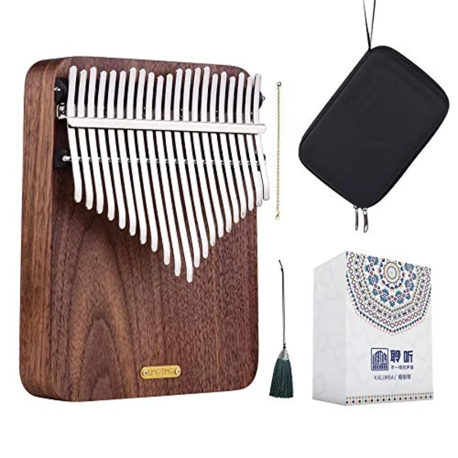 Kalimba 21 keys Thumb Piano Mbira Finger Piano for adult beginners and professionals, wood body, natural wood color, ergonomic
Kalimba 21 keys Thumb Piano Mbira Finger Piano for adult beginners and professionals, wood body, natural wood color, ergonomic