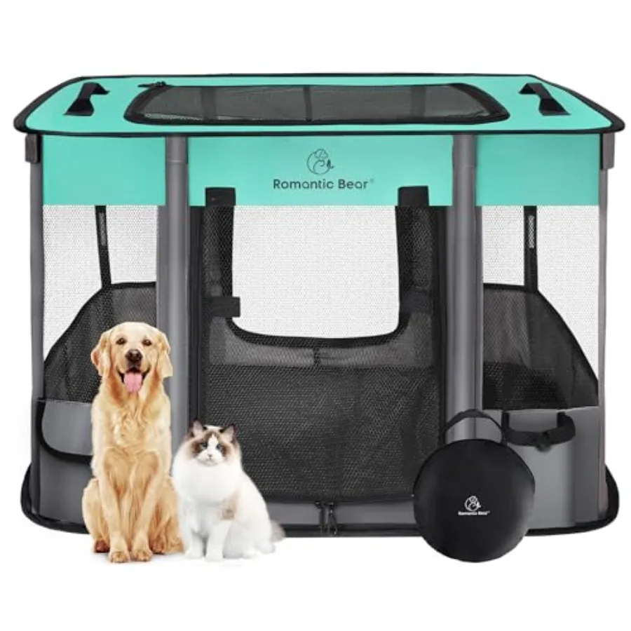 40x32x24 Inches Dog PlaypenPet Playpen Foldable Puppy Cat Playpen Portable Exercise Kennel Tent Crate Water-Resistant Breathabl
40x32x24 Inches Dog PlaypenPet Playpen Foldable Puppy Cat Playpen Portable Exercise Kennel Tent Crate Water-Resistant Breathabl