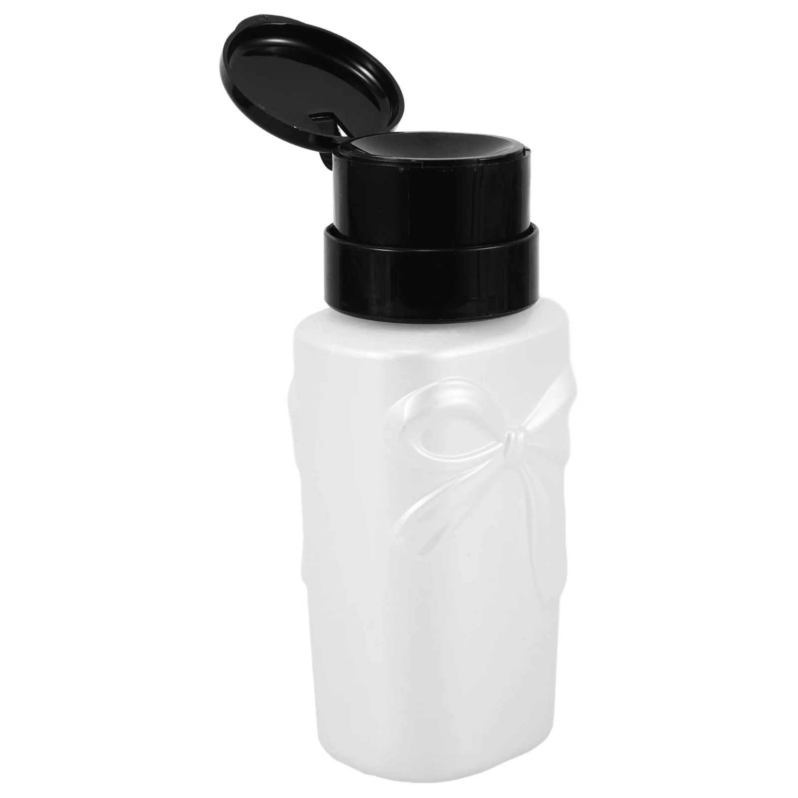 Nail Press Bottle Plastic Cleaner Dispenser Reusable Pumping Empty Flip Top Bowknot Manicure Liquid Container Secure Lock Design
Nail Press Bottle Plastic Cleaner Dispenser Reusable Pumping Empty Flip Top Bowknot Manicure Liquid Container Secure Lock Design