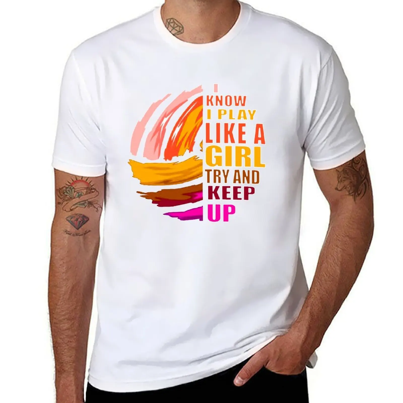 I Know I Play Like A Girl Try And Keep Up (yellow orange design) T-Shirt t shirts for man graphic funny anime tshirt T-Shirt
I Know I Play Like A Girl Try And Keep Up (yellow orange design) T-Shirt t shirts for man graphic funny anime tshirt T-Shirt