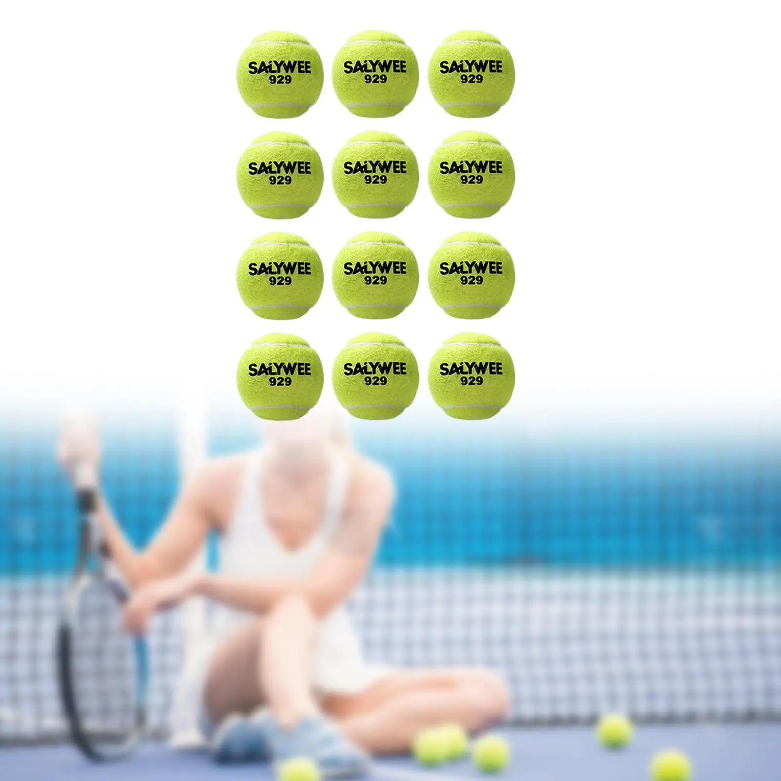 12x Tennis Balls Training Balls Professional Multifunction Beach Tennis Balls Dog Tennis Balls for Yard Beginners Enthusiasts
12x Tennis Balls Training Balls Professional Multifunction Beach Tennis Balls Dog Tennis Balls for Yard Beginners Enthusiasts