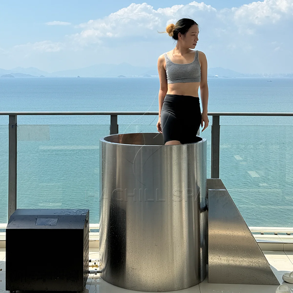 Hachillsp Single Person Stainless Steel Cold Plunge Tub Outdoor Recovery Ice Bath For Fitness Therapy Accessories Ice Bucket
Hachillsp Single Person Stainless Steel Cold Plunge Tub Outdoor Recovery Ice Bath For Fitness Therapy Accessories Ice Bucket