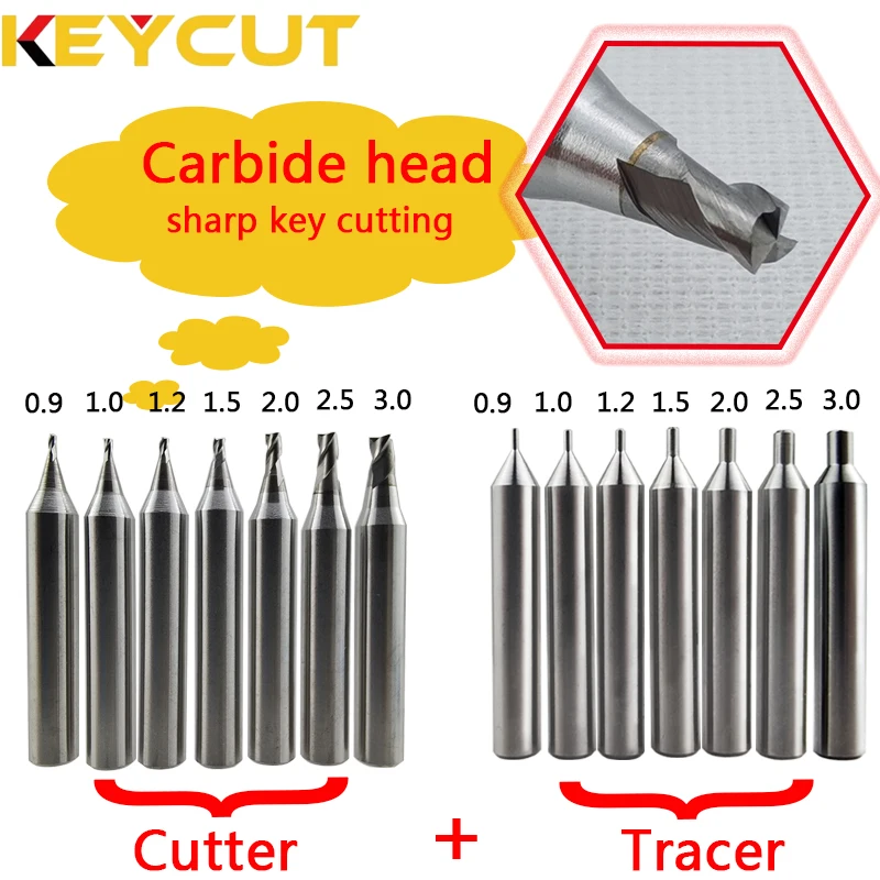 Affordable Milling Cutter of 1.0mm 1.5mm 2.0mm 2.5mm 3.0mm for WENXING DEFU SILCA MATRIX Manual Key Duplictor Machine
Affordable Milling Cutter of 1.0mm 1.5mm 2.0mm 2.5mm 3.0mm for WENXING DEFU SILCA MATRIX Manual Key Duplictor Machine