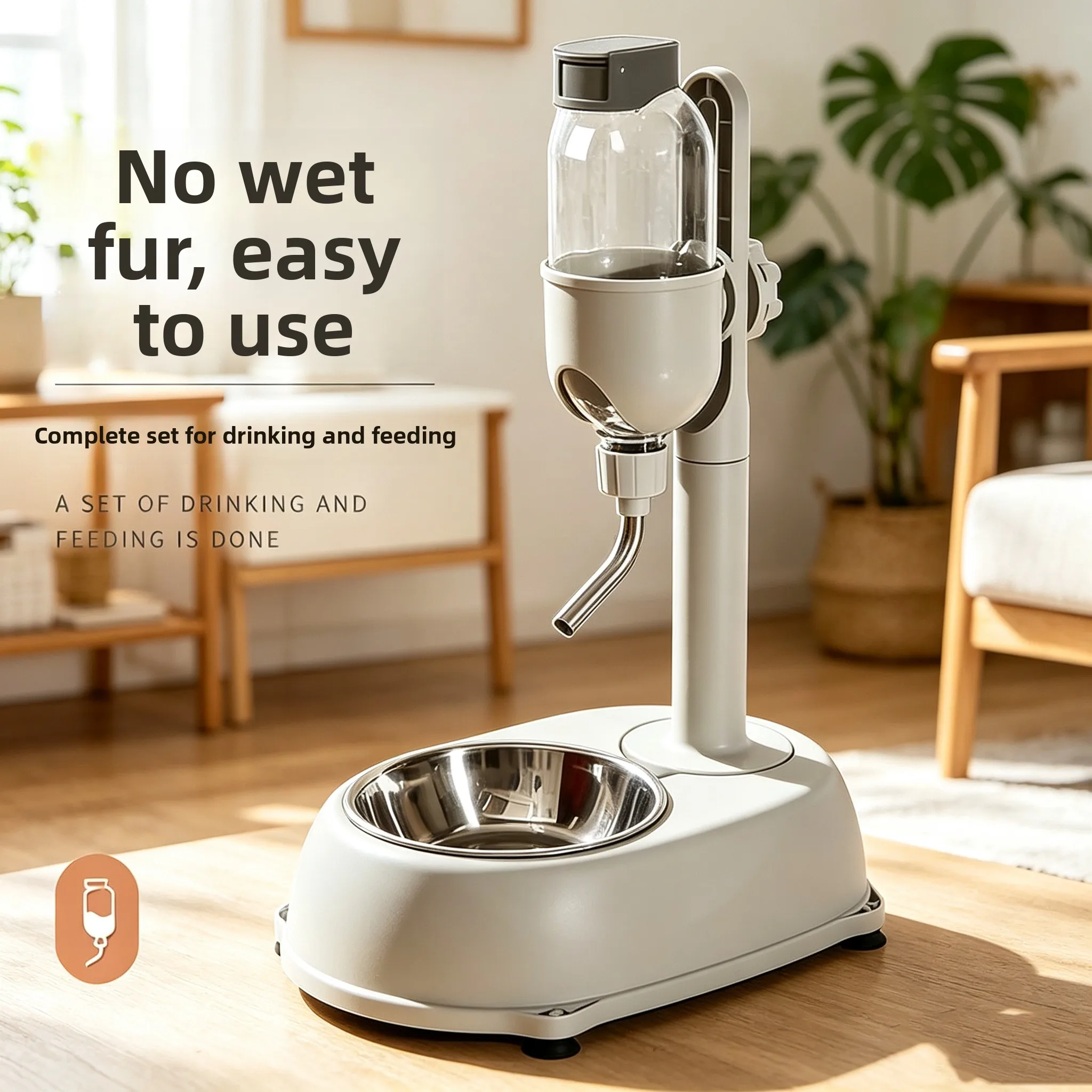 Hoopet Hanging Water Dispenser Dog Drinking Water Machine Bowl No Wet Mouth Pet Feeder Cage Pet Supplies Normal Size
Hoopet Hanging Water Dispenser Dog Drinking Water Machine Bowl No Wet Mouth Pet Feeder Cage Pet Supplies Normal Size