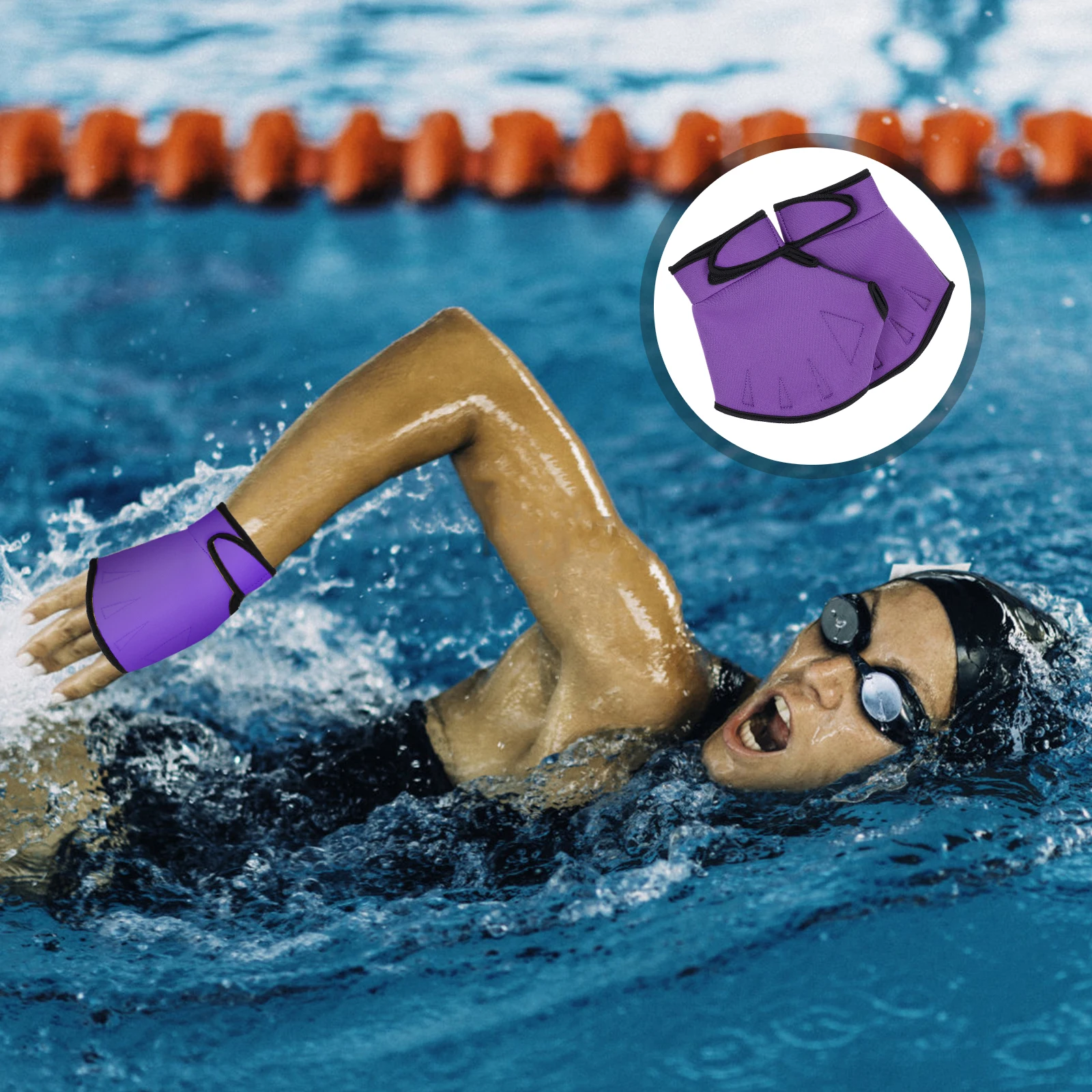 Swim Hand Cover Functional Training Gloves Swimming Exercise Equipment Supplies
Swim Hand Cover Functional Training Gloves Swimming Exercise Equipment Supplies