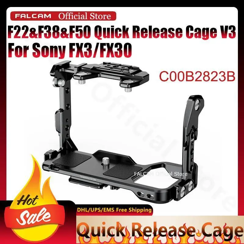 Falcam F22&F38&F50 Quick Release Rabbit Cage V3 For Sony FX3 / FX30 Anti Fall Durable Camera Accessories -Falcam Official Store
Falcam F22&F38&F50 Quick Release Rabbit Cage V3 For Sony FX3 / FX30 Anti Fall Durable Camera Accessories -Falcam Official Store