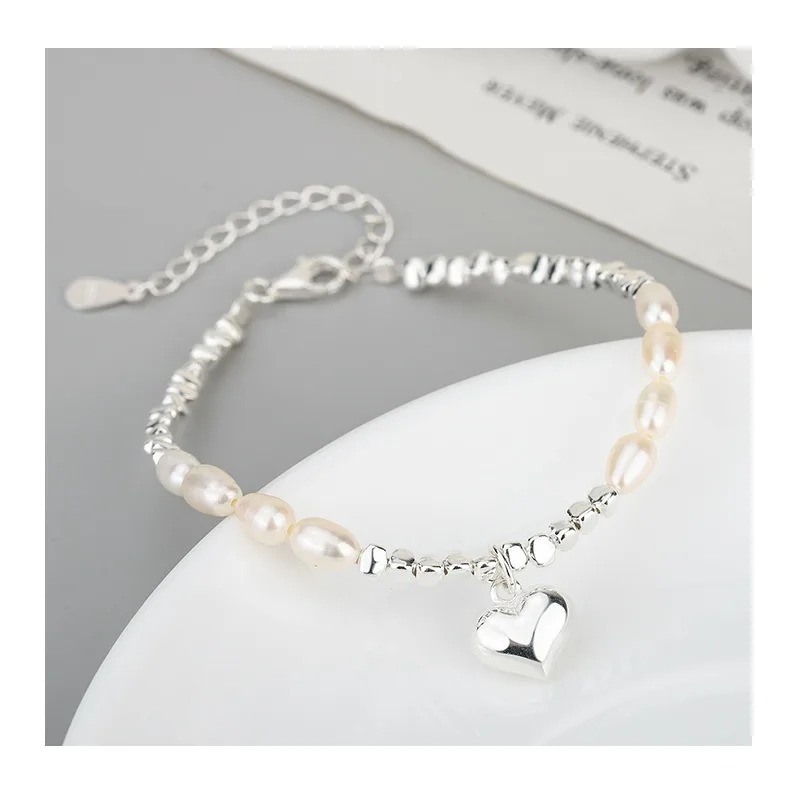 Браслет Kaleni Broken Silver Peach Heart: Хит продаж, жемчужный браслет в стиле холодного ветра, любовь и нежность
Браслет Kaleni Broken Silver Peach Heart: Хит продаж, жемчужный браслет в стиле холодного ветра, любовь и нежность