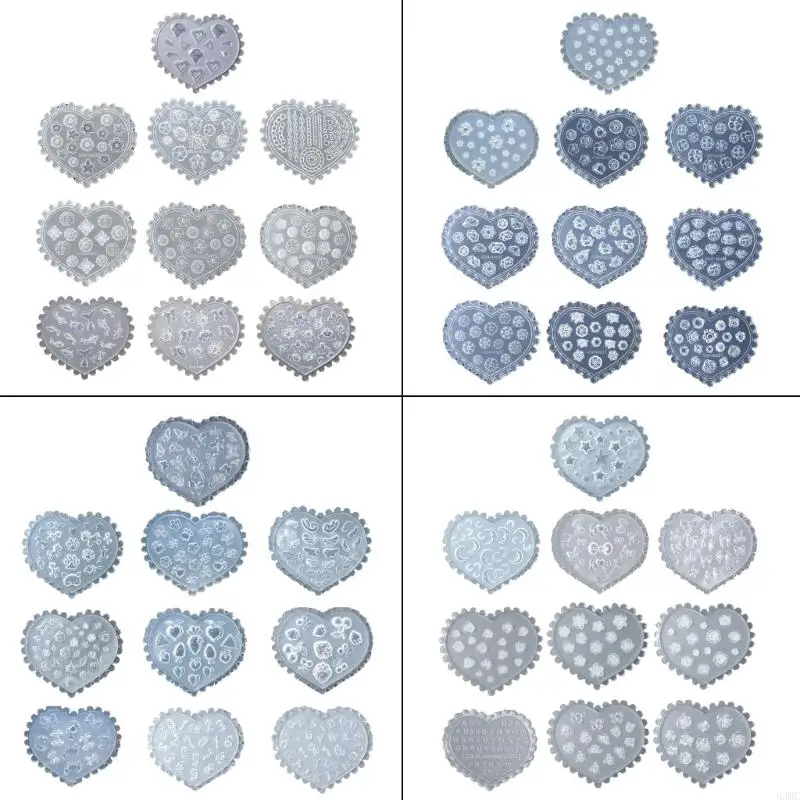 R3MC 10pcs Flowers Art Mold Embossed Silicone Molds for Nail Decorations Sculpture Molds Practical Manicures Mould Tool
R3MC 10pcs Flowers Art Mold Embossed Silicone Molds for Nail Decorations Sculpture Molds Practical Manicures Mould Tool