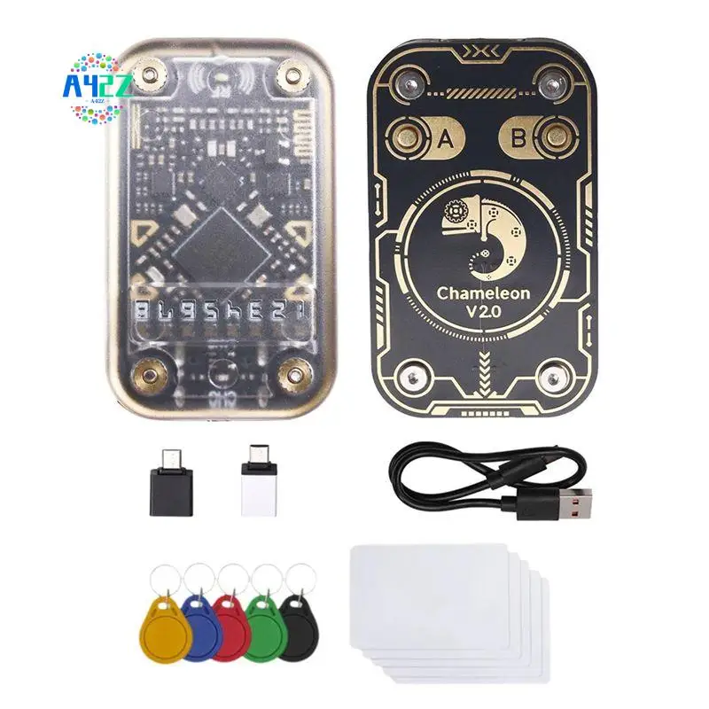 A42Z-Chameleon V2.0 RFID Smart Chip Reader Emulator+5Xuid Keychain/CUID Card 125K 13.56M Card Decode Chameleon NFC Duplicator
A42Z-Chameleon V2.0 RFID Smart Chip Reader Emulator+5Xuid Keychain/CUID Card 125K 13.56M Card Decode Chameleon NFC Duplicator