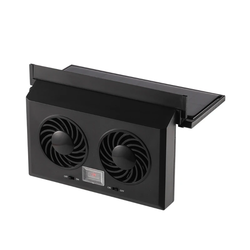 Solar Powered Double Airflows Fan Ventilator Air Circulation Eliminates Odors Cooling and Heat Dissipation D7YA
Solar Powered Double Airflows Fan Ventilator Air Circulation Eliminates Odors Cooling and Heat Dissipation D7YA