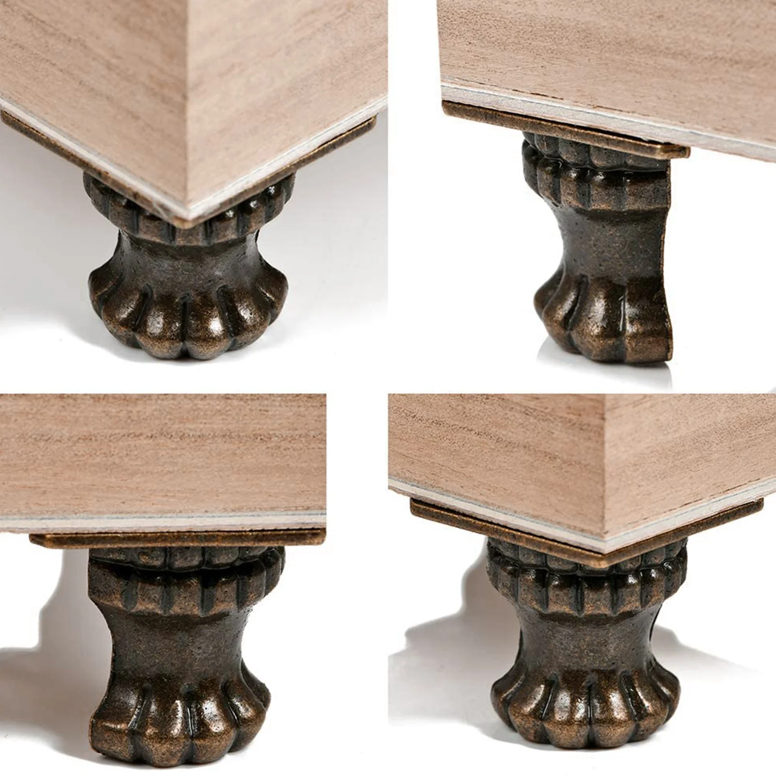 20Pcs Alloy Base Feet Smooth Finish Retro Legs for Wooden Gift Box Case Furniture Decorative Wood Case Feet Jewelry Box Legs
20Pcs Alloy Base Feet Smooth Finish Retro Legs for Wooden Gift Box Case Furniture Decorative Wood Case Feet Jewelry Box Legs