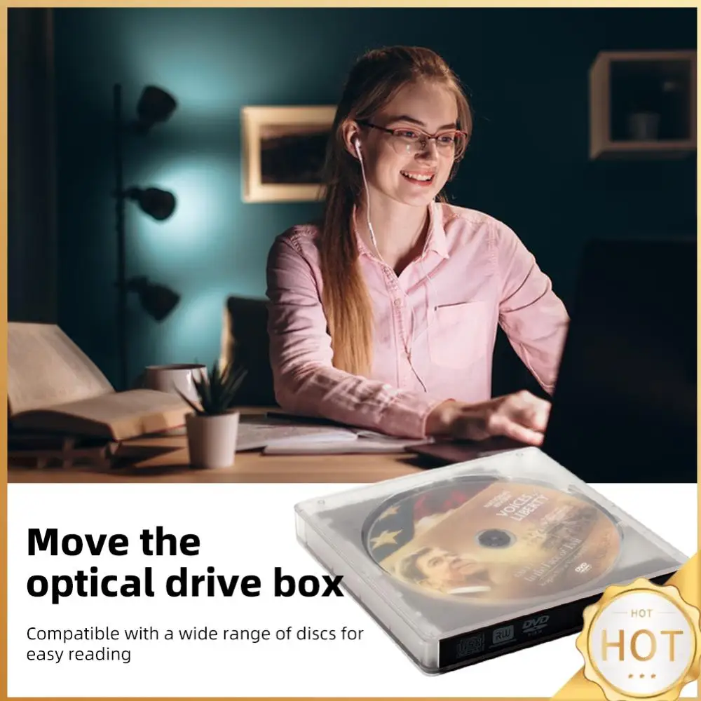 Portable CD/DVD Drive USB 3.0 CD Recorder Type C Interface Optical Disc Writer for Video Music Play for Game System Installation
Portable CD/DVD Drive USB 3.0 CD Recorder Type C Interface Optical Disc Writer for Video Music Play for Game System Installation
