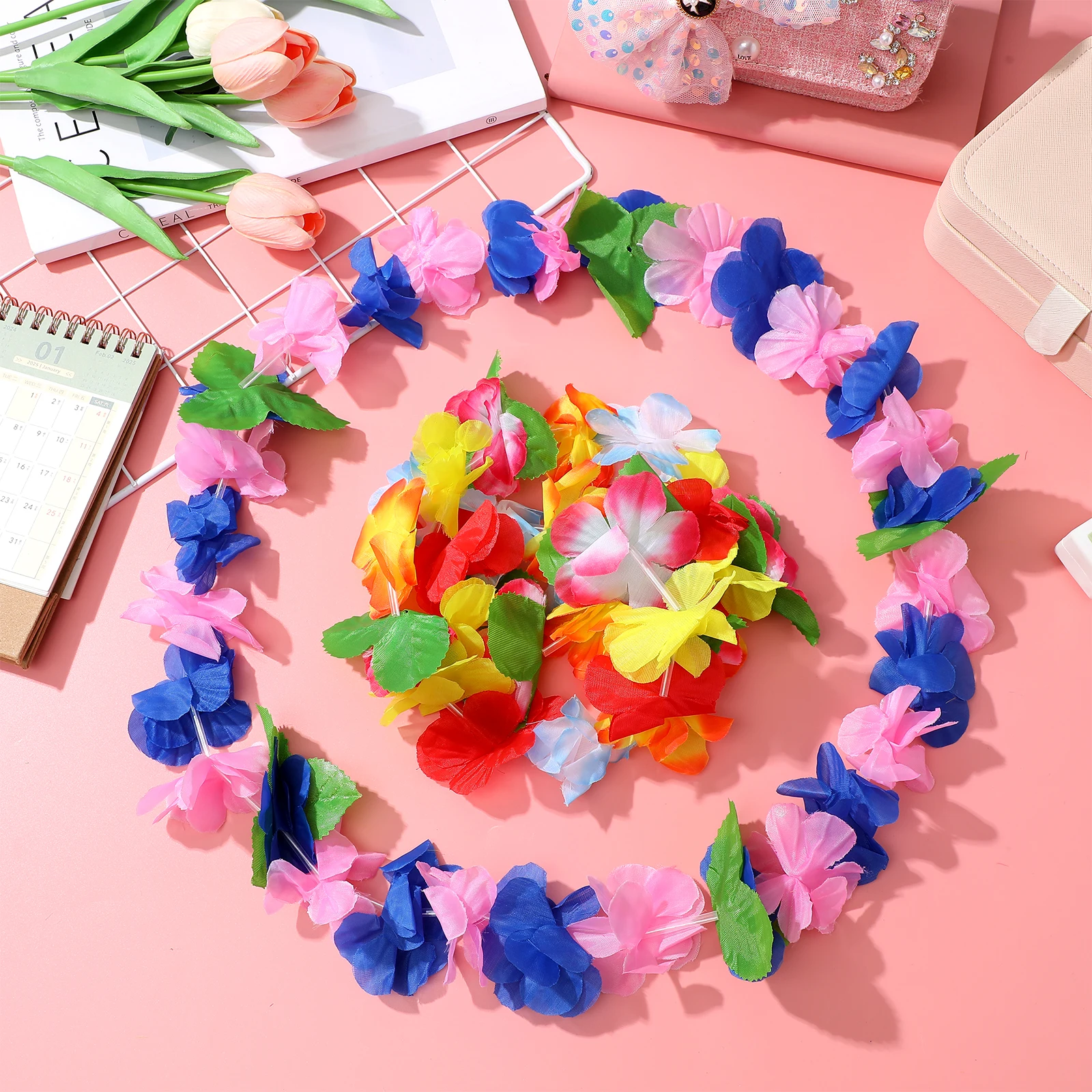 12pcs Garland Ornament Set Artificial Flower Necklaces Lightweight Hawaii Luau Party Beach Decor Fits Adults Children
12pcs Garland Ornament Set Artificial Flower Necklaces Lightweight Hawaii Luau Party Beach Decor Fits Adults Children