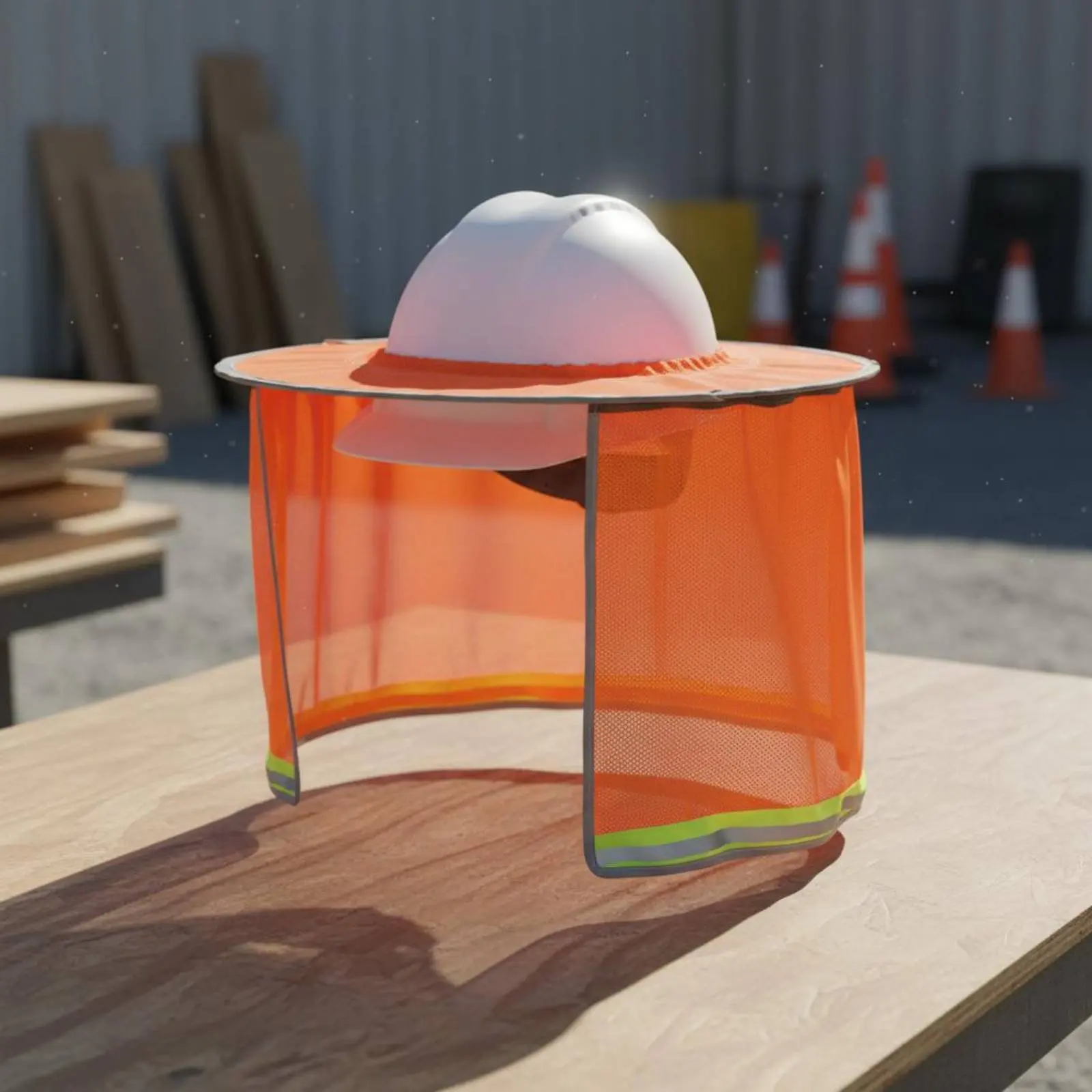 Hard Hat Sun Visor Lightweight Safety Helmet Sun Visor Hard Hat Neck Shade Reflective Strip Safety Workwear Easy Attachment
Hard Hat Sun Visor Lightweight Safety Helmet Sun Visor Hard Hat Neck Shade Reflective Strip Safety Workwear Easy Attachment
