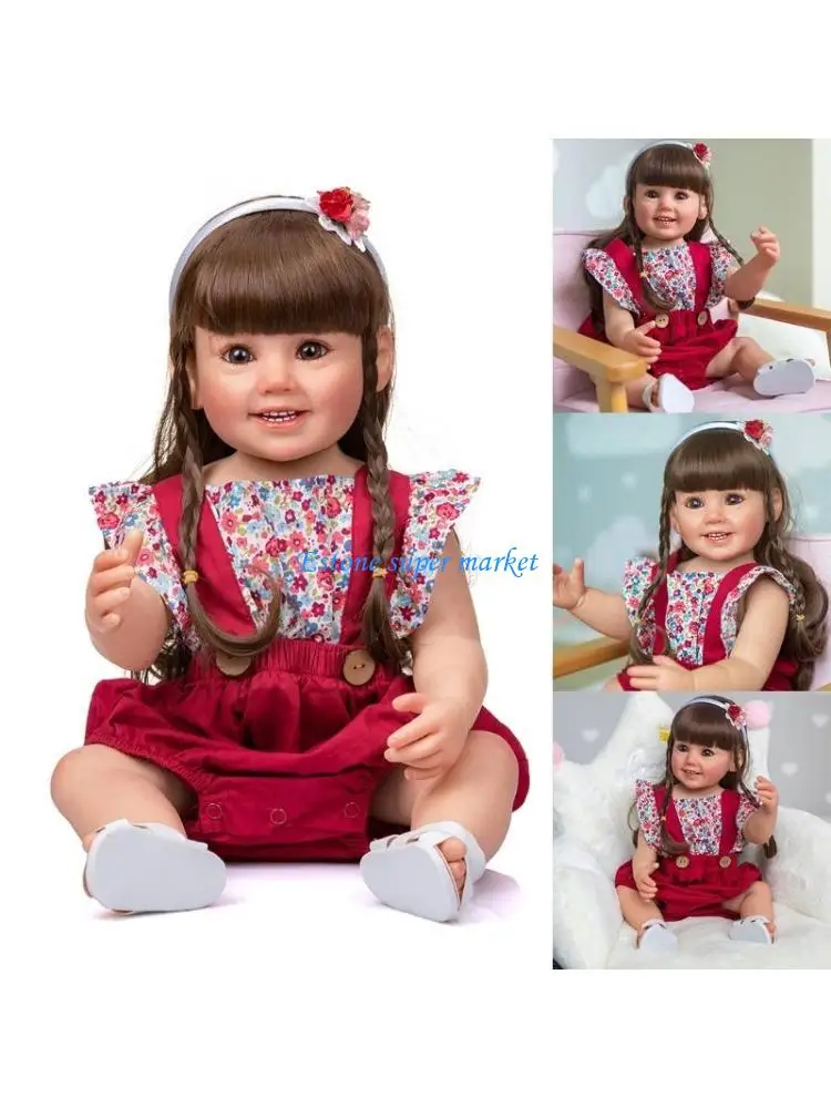 090B 21inch Baby Girl Dolls Reborns for Doll Birthday Gift Real & Soft Touching Caucasian for Doll with Beautif
090B 21inch Baby Girl Dolls Reborns for Doll Birthday Gift Real & Soft Touching Caucasian for Doll with Beautif