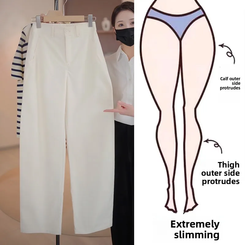 High Waist Wide Leg Pants Women's Casual plus Size Spring Autumn New Style Versatile Straight Cut Trousers for Plump Sister
High Waist Wide Leg Pants Women's Casual plus Size Spring Autumn New Style Versatile Straight Cut Trousers for Plump Sister