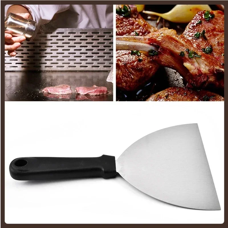 Stainless Steel Semicircle Cooking Shovel for Teppanyaki Tofu Steak Shovel Pancakes Spatula BBQ Pizza Server Kitchen Accessories
Stainless Steel Semicircle Cooking Shovel for Teppanyaki Tofu Steak Shovel Pancakes Spatula BBQ Pizza Server Kitchen Accessories