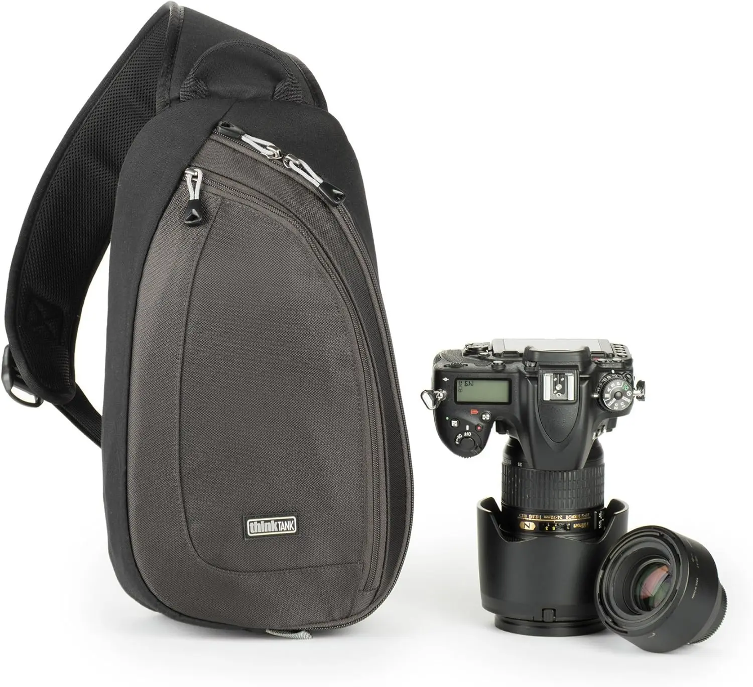 Sling Bag for DSLR & Mirrorless Camera, 10L, Charcoal
Sling Bag for DSLR & Mirrorless Camera, 10L, Charcoal
