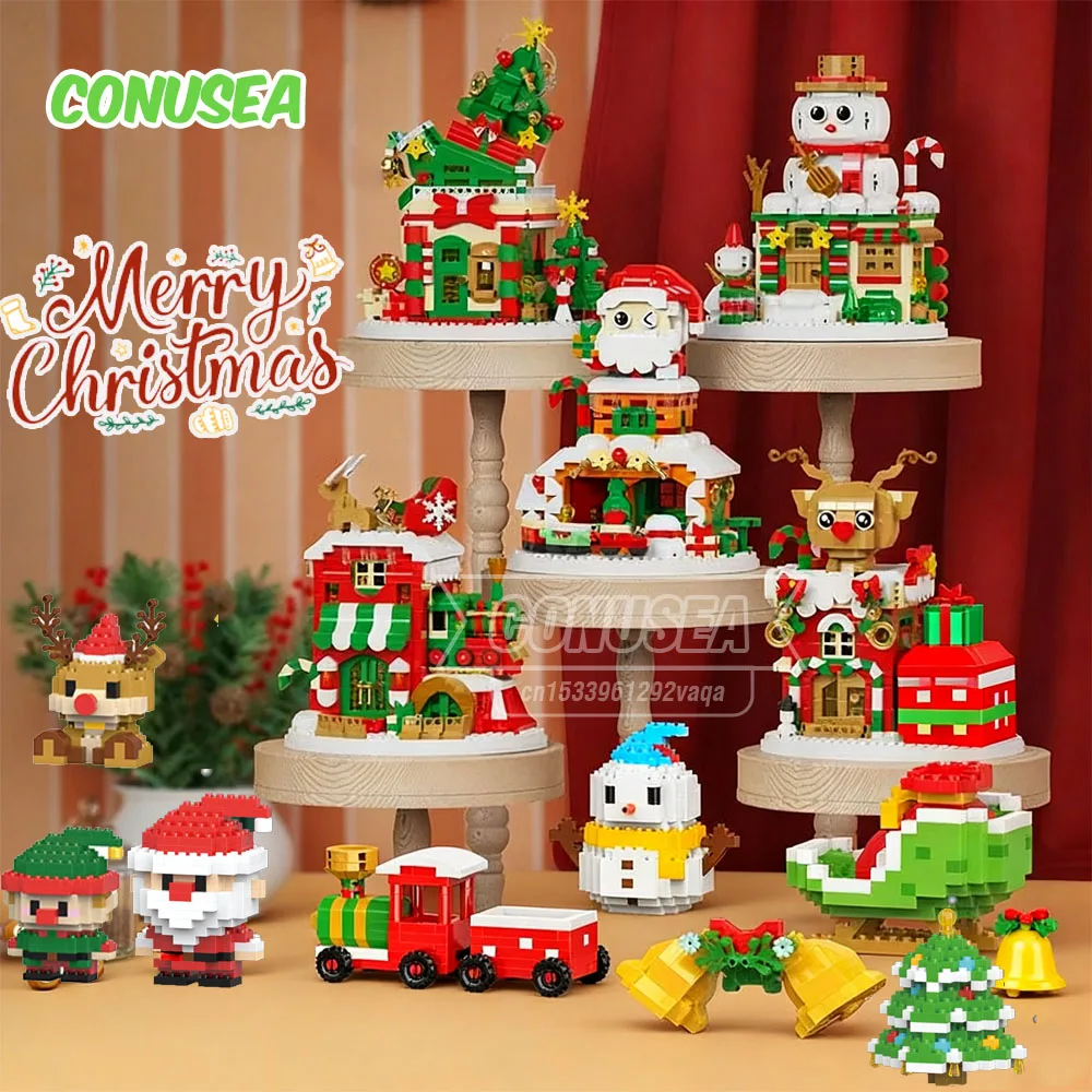 Микро строительные блоки, рождественские подарки, серия блоков, Санта-Клаус, олень, головоломка, сборка кирпичей, игрушки для детей, мальчиков и девочек
Микро строительные блоки, рождественские подарки, серия блоков, Санта-Клаус, олень, головоломка, сборка кирпичей, игрушки для детей, мальчиков и девочек