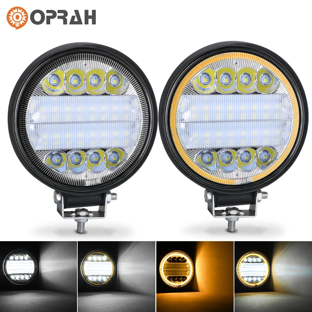 2x Led Work Light Bar Round Spot LED Light For Truck SUV 4WD 4x4 led bar offroad ATV Jeep Tractor Fog Light 12V 24V White Yellow
2x Led Work Light Bar Round Spot LED Light For Truck SUV 4WD 4x4 led bar offroad ATV Jeep Tractor Fog Light 12V 24V White Yellow