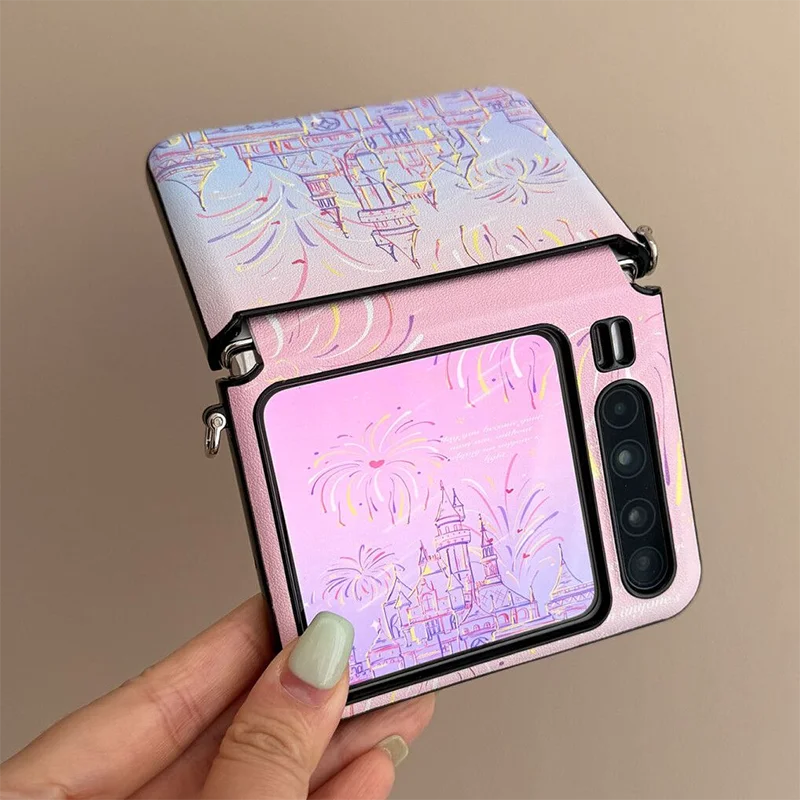 Romantic Castle Style Flip Leather Case for Oppo Find N3 Flip /OPPO Find N2 Flip Casing Cute Lovely Girls Women Shockproof Cover
Romantic Castle Style Flip Leather Case for Oppo Find N3 Flip /OPPO Find N2 Flip Casing Cute Lovely Girls Women Shockproof Cover