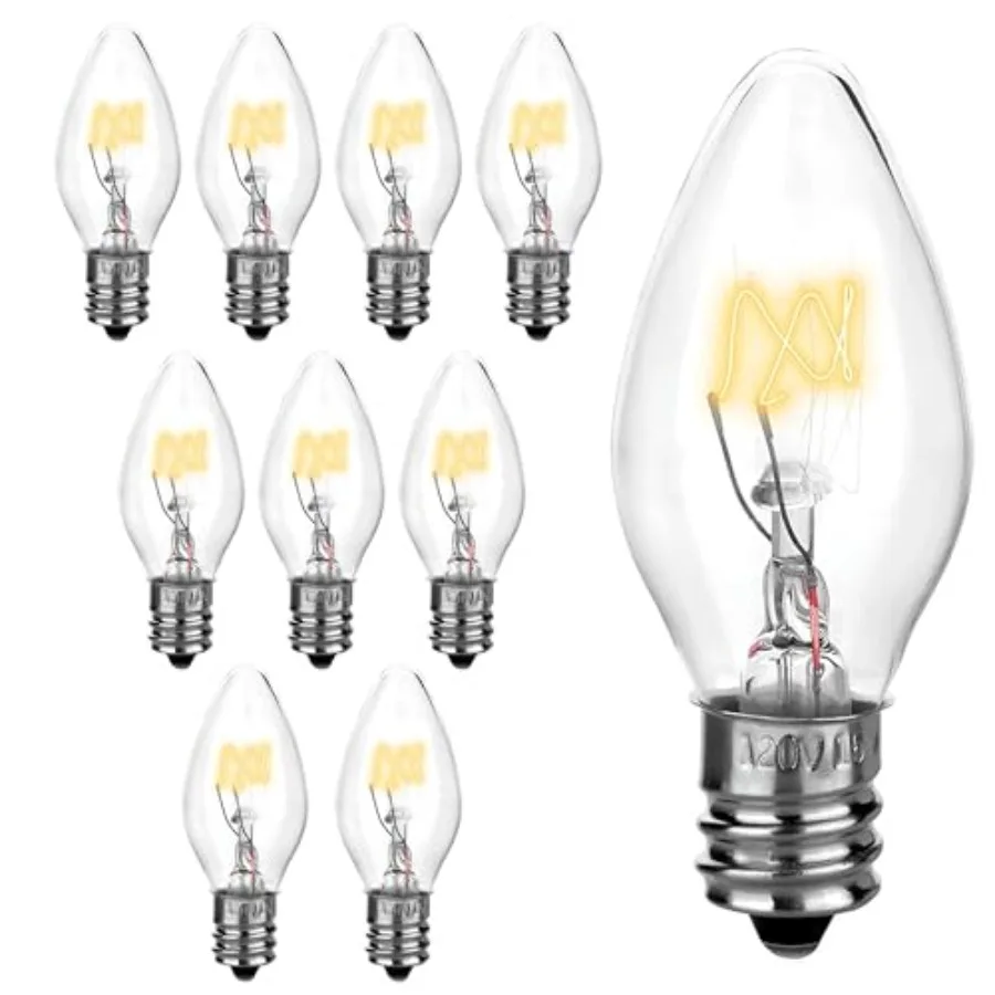 10-Pack 15W 120V Light Bulbs for Natural Salt Lamps Compatible with LEVOIT HemingWeigh SMAGREHO Salt Lamp Natural Himilian Hyma
10-Pack 15W 120V Light Bulbs for Natural Salt Lamps Compatible with LEVOIT HemingWeigh SMAGREHO Salt Lamp Natural Himilian Hyma