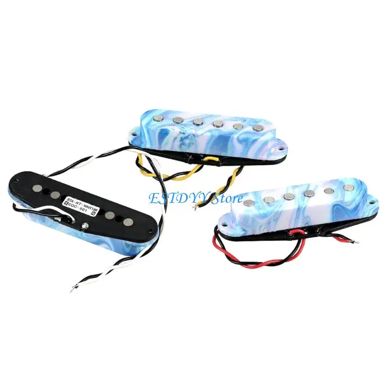 G6DE Pack of Guitar Pickup Easy Install for Electric Guitars Neck & Bridge Positions
G6DE Pack of Guitar Pickup Easy Install for Electric Guitars Neck & Bridge Positions