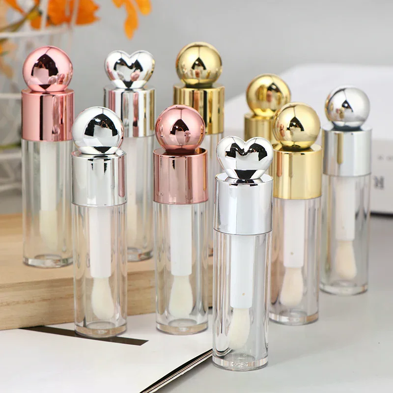5ml Electroplated Lip Gloss Tube Transparent Pink/Gold/Silver Thick Rod Large Brush Head Empty Bottle Lips Glaze Container
5ml Electroplated Lip Gloss Tube Transparent Pink/Gold/Silver Thick Rod Large Brush Head Empty Bottle Lips Glaze Container