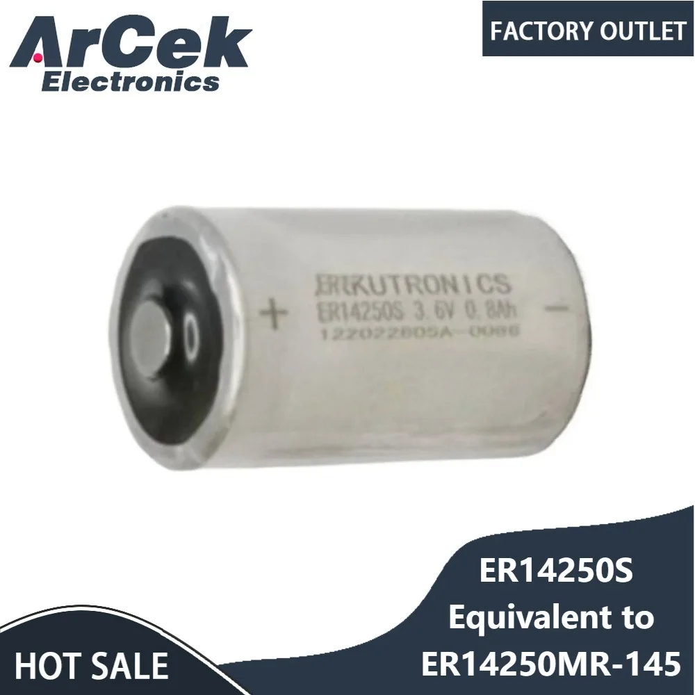 NEW ER14250S 150 Degree High Temperature Lithium Battery 1/2AA 3.6V ER14250MR-145 Temperature Recorder Battery
NEW ER14250S 150 Degree High Temperature Lithium Battery 1/2AA 3.6V ER14250MR-145 Temperature Recorder Battery