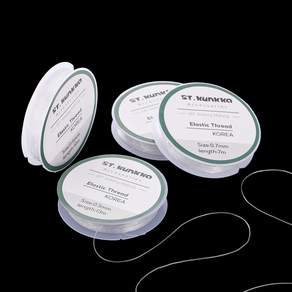 0.5/0.6/0.7/0.8/1mm Strong Elastic Crystal Beading Line Beading Cord String Craft Sculpting Wire for DIY Jewelry Making Supplies
0.5/0.6/0.7/0.8/1mm Strong Elastic Crystal Beading Line Beading Cord String Craft Sculpting Wire for DIY Jewelry Making Supplies