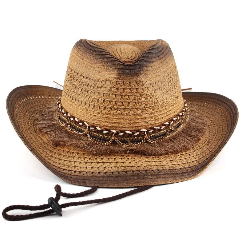 2022 New Ethnic Retro-style Straw Hat, European And American Western Cowboy Hat, Bohemian Style Sun Hat
2022 New Ethnic Retro-style Straw Hat, European And American Western Cowboy Hat, Bohemian Style Sun Hat