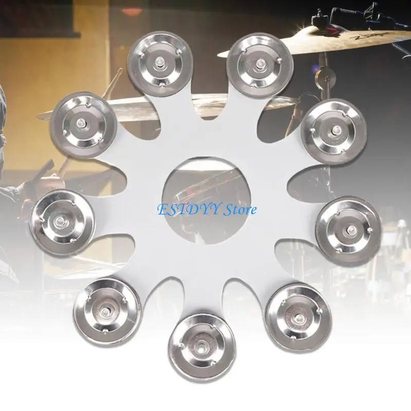 G6DE Multifuntional Cymbal Bells Drum Cymbal Rings Alloy Drum Tambourine Drum Player Present Drum Cymbal Bells Metal Texture
G6DE Multifuntional Cymbal Bells Drum Cymbal Rings Alloy Drum Tambourine Drum Player Present Drum Cymbal Bells Metal Texture