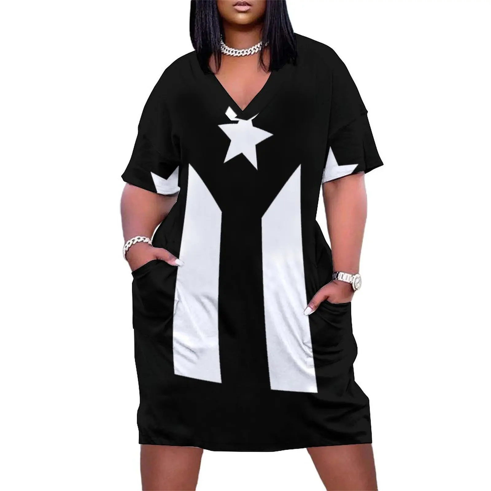 PUERTO RICO BLACK FLAG Loose Pocket Dress bandage dress dresses ladies 2025 summer evening dresses ladies Party dresses
PUERTO RICO BLACK FLAG Loose Pocket Dress bandage dress dresses ladies 2025 summer evening dresses ladies Party dresses