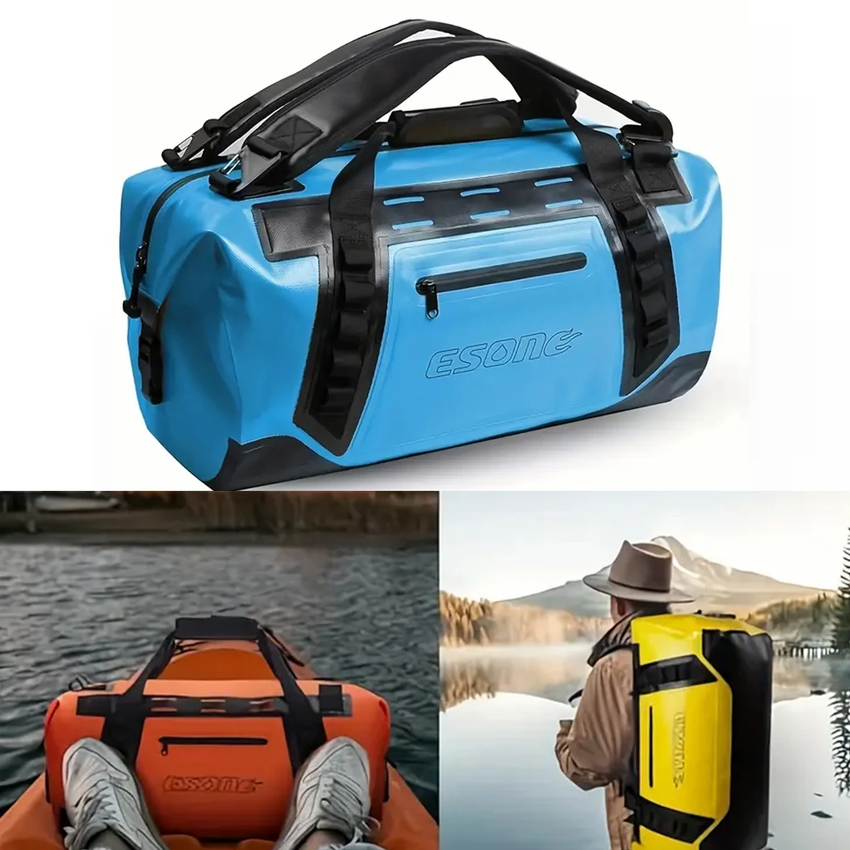Сухой рюкзак из ПВХ для плавания, рюкзак для женщин и мужчин, 50 л, водонепроницаемая сумка на плечо, каяк, треккинг, дрифт, рафтинг, серфинг, лодка, сумка
Сухой рюкзак из ПВХ для плавания, рюкзак для женщин и мужчин, 50 л, водонепроницаемая сумка на плечо, каяк, треккинг, дрифт, рафтинг, серфинг, лодка, сумка