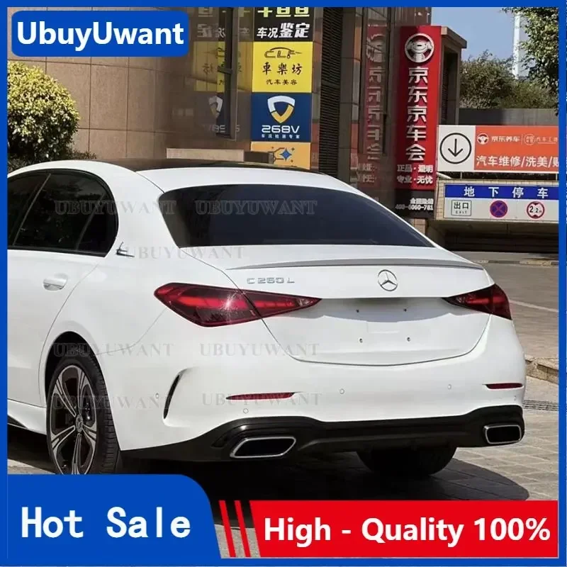 For W206 4Door Sedan C-Class AMG /C63 Style C200 C260 ABS Material Car Rear Wing Primer Color Rear Spoiler 2020-2023
For W206 4Door Sedan C-Class AMG /C63 Style C200 C260 ABS Material Car Rear Wing Primer Color Rear Spoiler 2020-2023