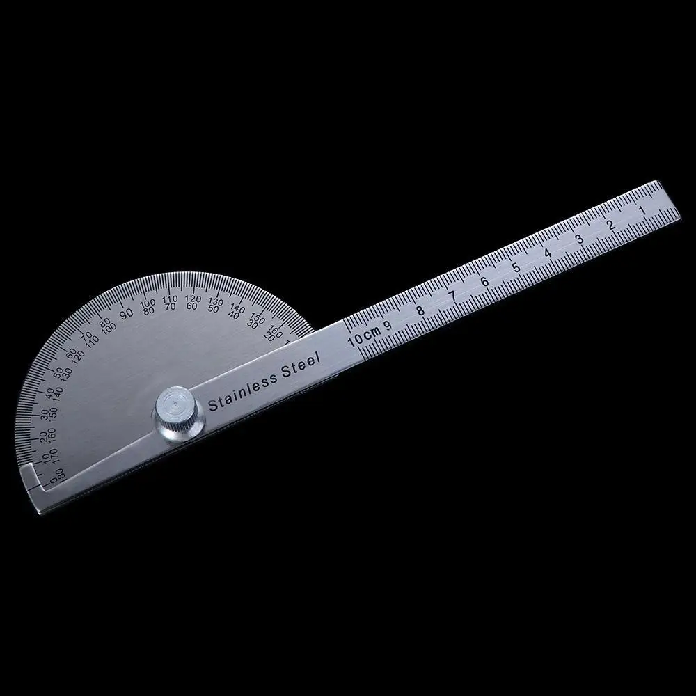 Supplies Caliper Round Head Goniometer Measuring Ruler Protractor 180 Degree Protractor Adjustable Protractor Angle Ruler
Supplies Caliper Round Head Goniometer Measuring Ruler Protractor 180 Degree Protractor Adjustable Protractor Angle Ruler
